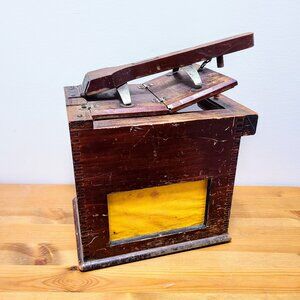 Antique ANSCO Wooden Photo Film Developer | Lightbox | Sheet Film Enlarger